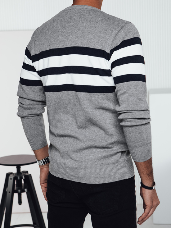 Sweter męski szary Dstreet WX2249