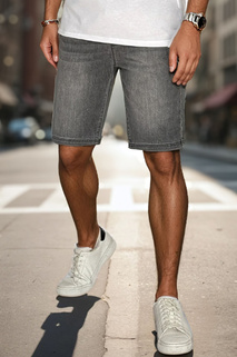 Spodenki męskie denim look szare Dstreet SX2501