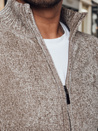 Sweter męski rozpinany beżowy Dstreet WX2228