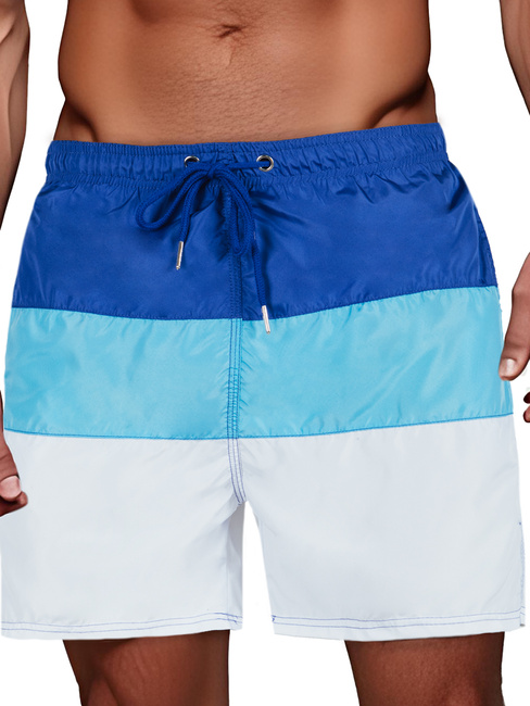 Spodenki męskie kąpielowe niebiesko-białe Dstreet SX2517