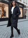 Płaszcz damski oversize NADIA pikowany czarny Dstreet TY4542z