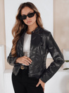 Kurtka skórzana damska ramoneska czarna Dstreet TY5205