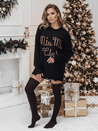 Sweter damski one size MIU MIU z napsiem czarny Dstreet MY2347