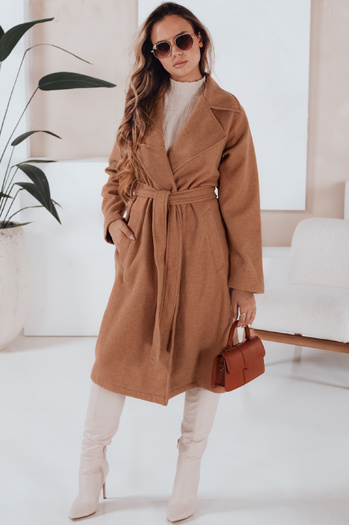 Płaszcz damski NANCY kamelowy Dstreet TY3885