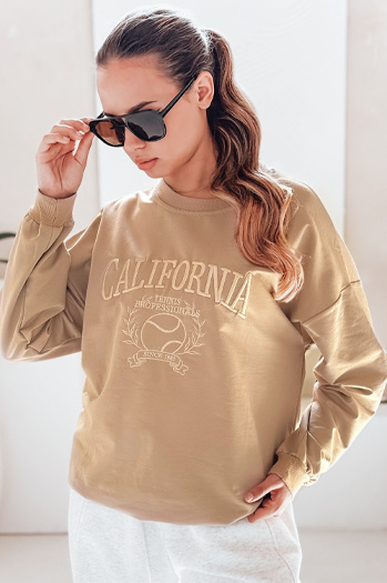 Bluza damska CALIFORNIA DREAM beżowa Dstreet BY1194