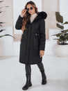 Kurtka zimowa damska parka z futerkiem czarna Dstreet TY5113