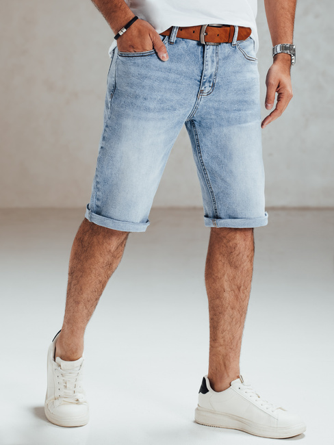 Spodenki męskie jeansowe niebieskie Dstreet SX2548