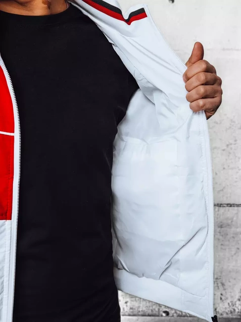 Kurtka męska przejściowa biała Dstreet TX4352