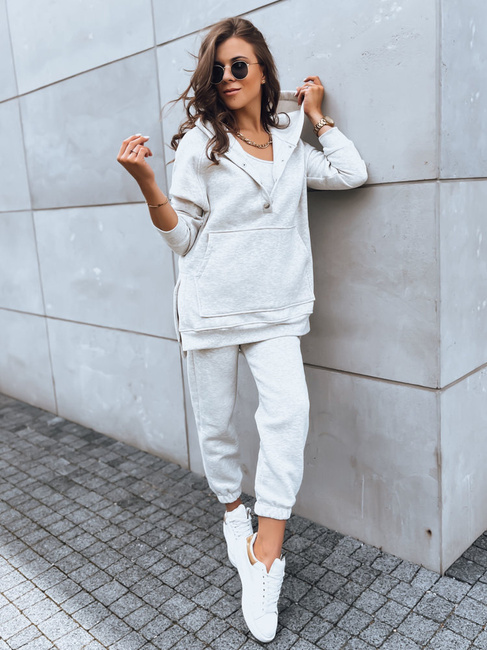 Komplet 3 częściowy damski INDESIT jasnoszary Dstreet AY0947