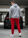 Spodnie męskie dresowe czerwone Dstreet UX2711