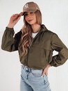 Kurtka przejściowa damska z kapturem GRAUS zielona Dstreet TY4223