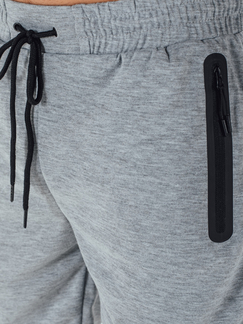 Spodenki męskie dresowe szare Dstreet SX2488