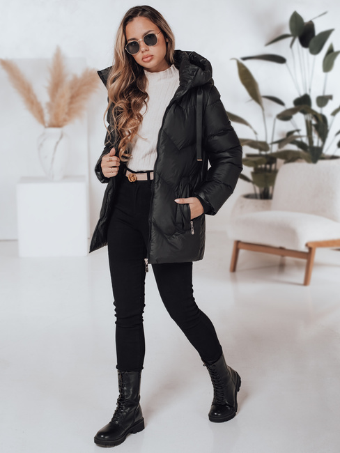 Kurtka zimowa damska SALVONA czarna pikowana Dstreet TY4997
