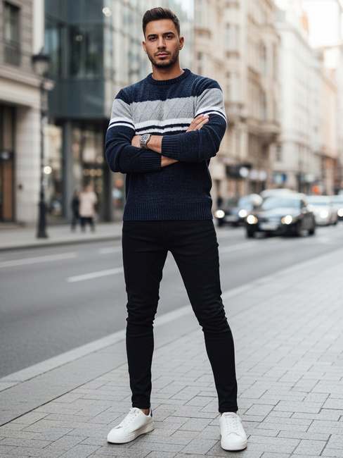 Sweter męski granatowy Dstreet WX2244z