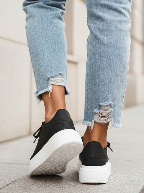 Sneakersy damskie czarne Dstreet ZY1371
