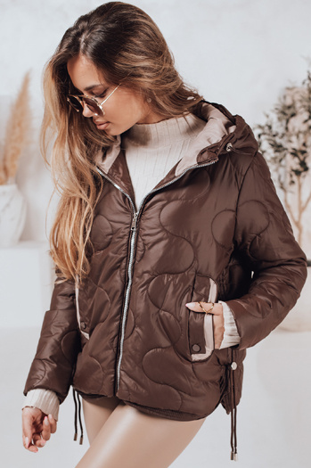 Kurtka damska coffee Dstreet TY4239