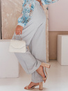 Spodnie damskie wide leg MILLIVIO szare Dstreet UY2664