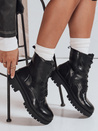 Botki damskie trapery STYLOBOSS czarne Dstreet ZY0521