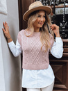 Sweter damski CELESTIA różowy Dstreet MY2217
