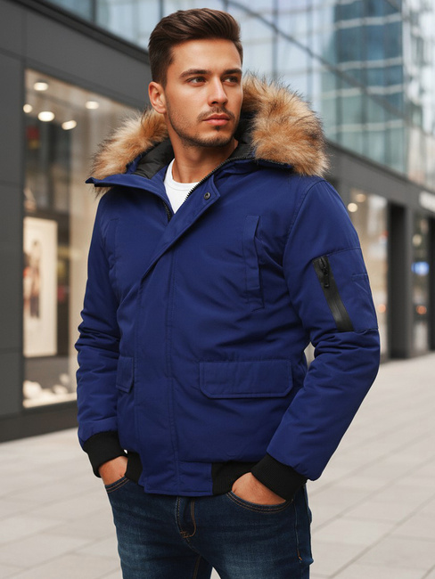 Kurtka męska zimowa granatowa Dstreet TX3943z