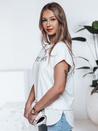 T-shirt damski DREAMY ecru Dstreet RY2521
