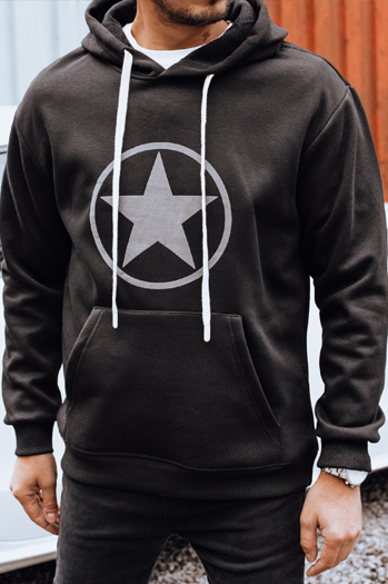 Bluza męska czarna Dstreet BX5932