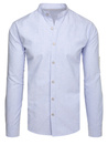 Koszula męska slim ze stójką z długim rękawem błękitna Dstreet DX2662