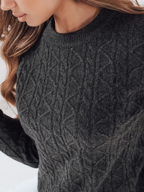 Damski sweter BRAVINA ciemnoszary Dstreet MY2526