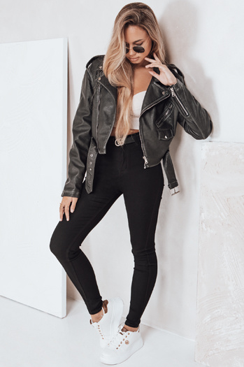 Jeansy damskie skinny czarne Dstreet UY2754