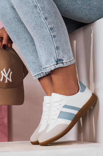 Sportowe sneakersy damskie NISTI niebieskie Dstreet ZY0697