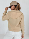Bluza damska VICTORIA beżowa BY1391