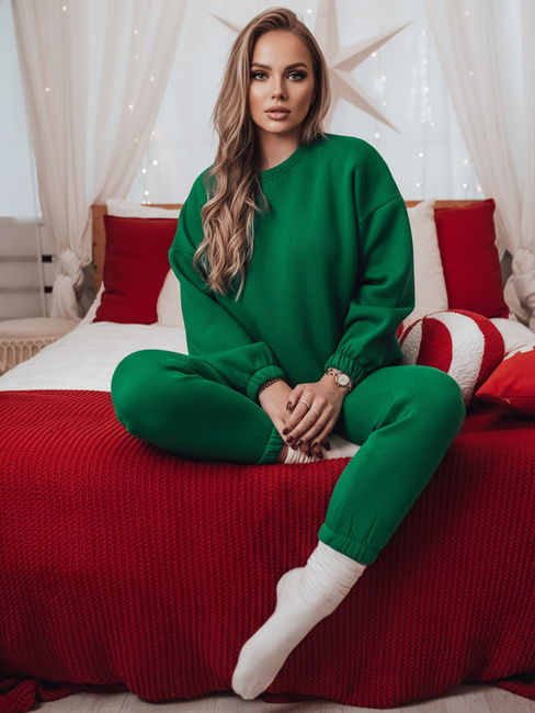 Komplet damski dresowy ARIELLA PREMIUM zielony Dstreet AY1115