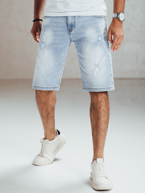 Spodenki męskie jeansowe niebieskie Dstreet SX2568