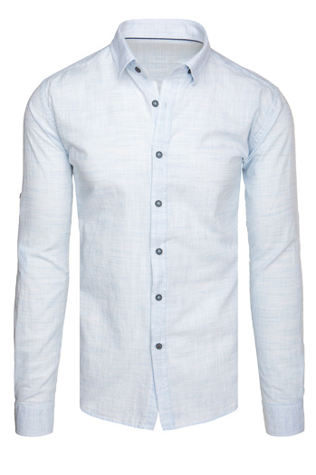 Koszula męska casualowa błękitna Dstreet DX2654