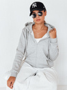 Bluza damska VICTORIA jasnoszara BY0228