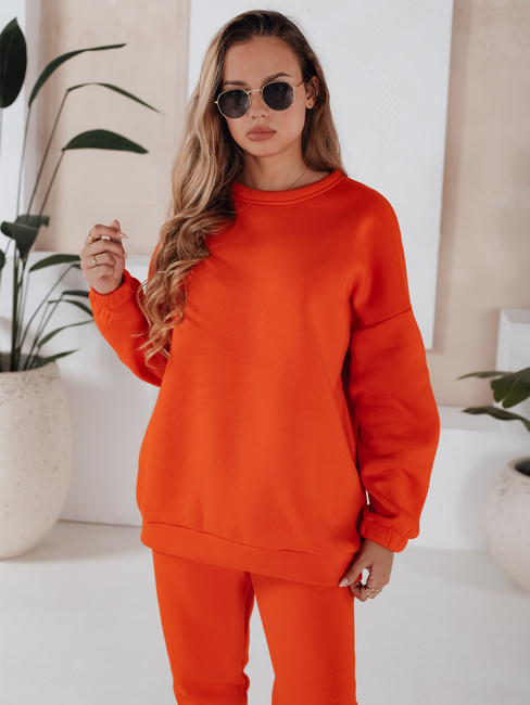Komplet damski dresowy ARIELLA PREMIUM pomarańczowy Dstreet AY0724