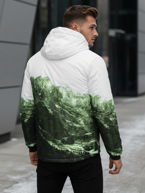 Kurtka męska zimowa narciarską zielona Dstreet TX5126