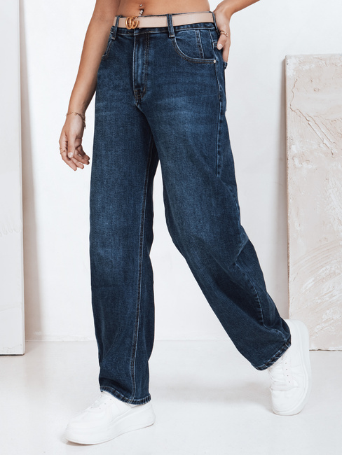 Jeansy damskie baggy niebieskie Dstreet UY2784