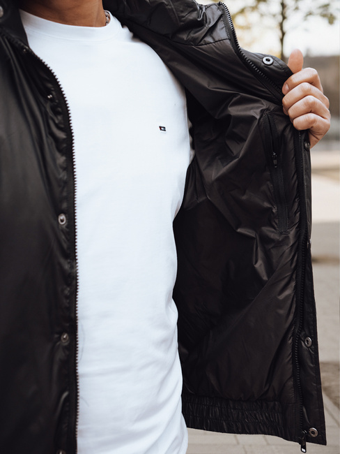 Kurtka męska przejściowa czarna Dstreet TX4583