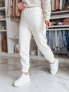 Spodnie damskie dresowe SWAN ecru Dstreet UY2082