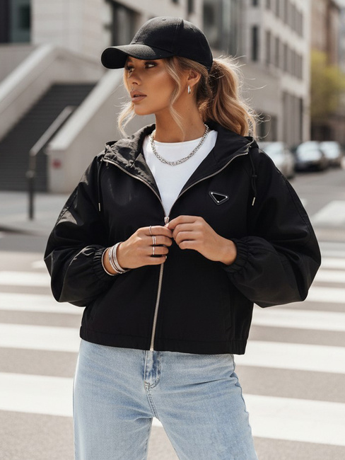 Kurtka damska oversize CATRAL czarna Dstreet TY4189