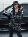 Kurtka przejściowa damska pikowana z kapturem FASHION CHIC czarna Dstreet TY4583
