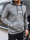 Bluza męska z nadrukiem antracytowa Dstreet BX5713