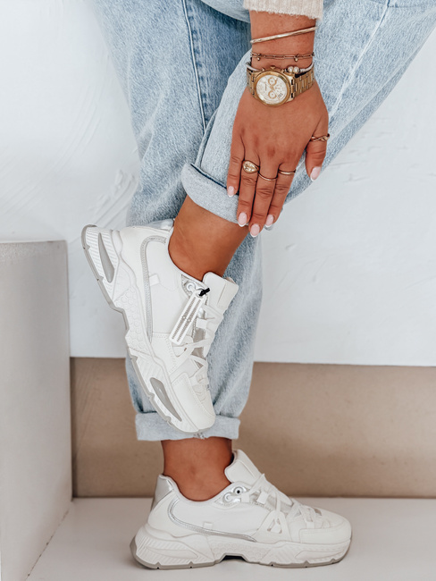 Sneakersy damskie białe Dstreet ZY1017