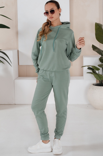 Komplet damski dresowy MIGEL miętowy Dstreet AY0814