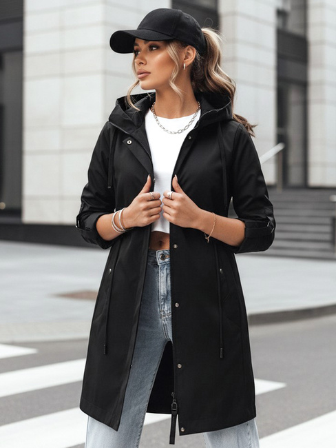 Kurtka przejściowa damska parka czarna NOCITO Dstreet TY4203