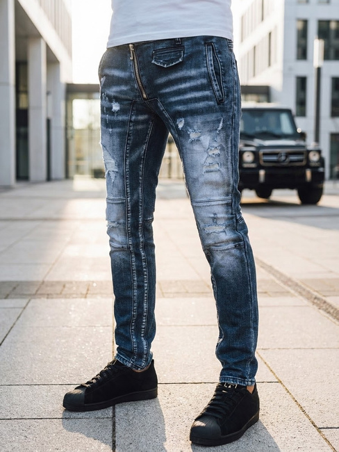 Spodnie męskie jeansowe granatowe Dstreet UX3828