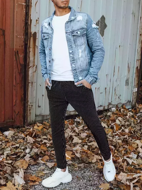 Spodnie męskie chinosy czarne Dstreet UX3431