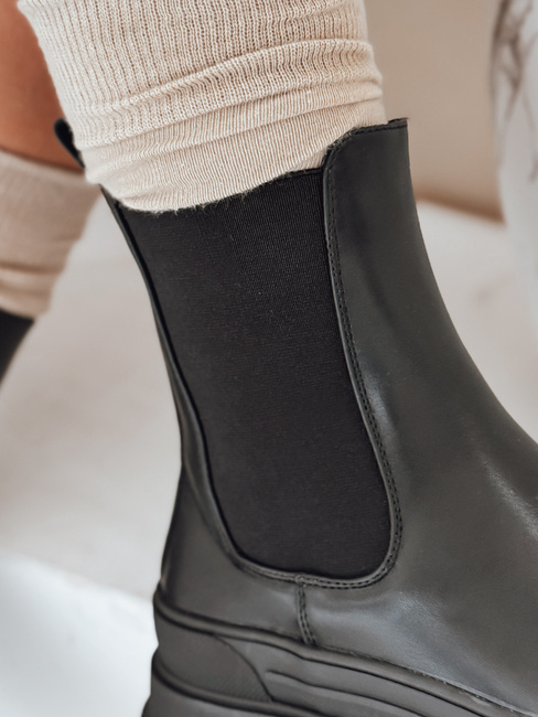 Botki damskie DENTAR czarne Dstreet ZY0412