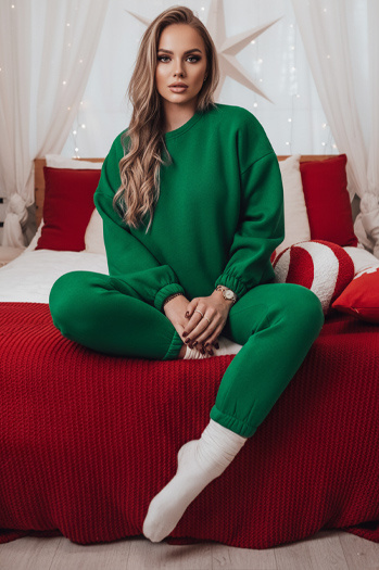 Komplet damski dresowy ARIELLA PREMIUM zielony Dstreet AY1115